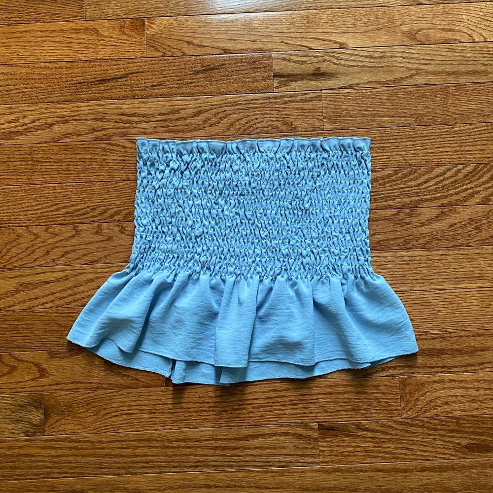 Light blue tube top